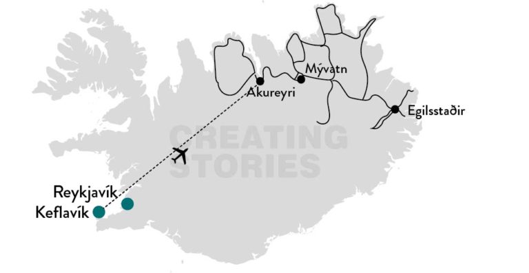 Noord-IJsland hoogtepunten - kaart