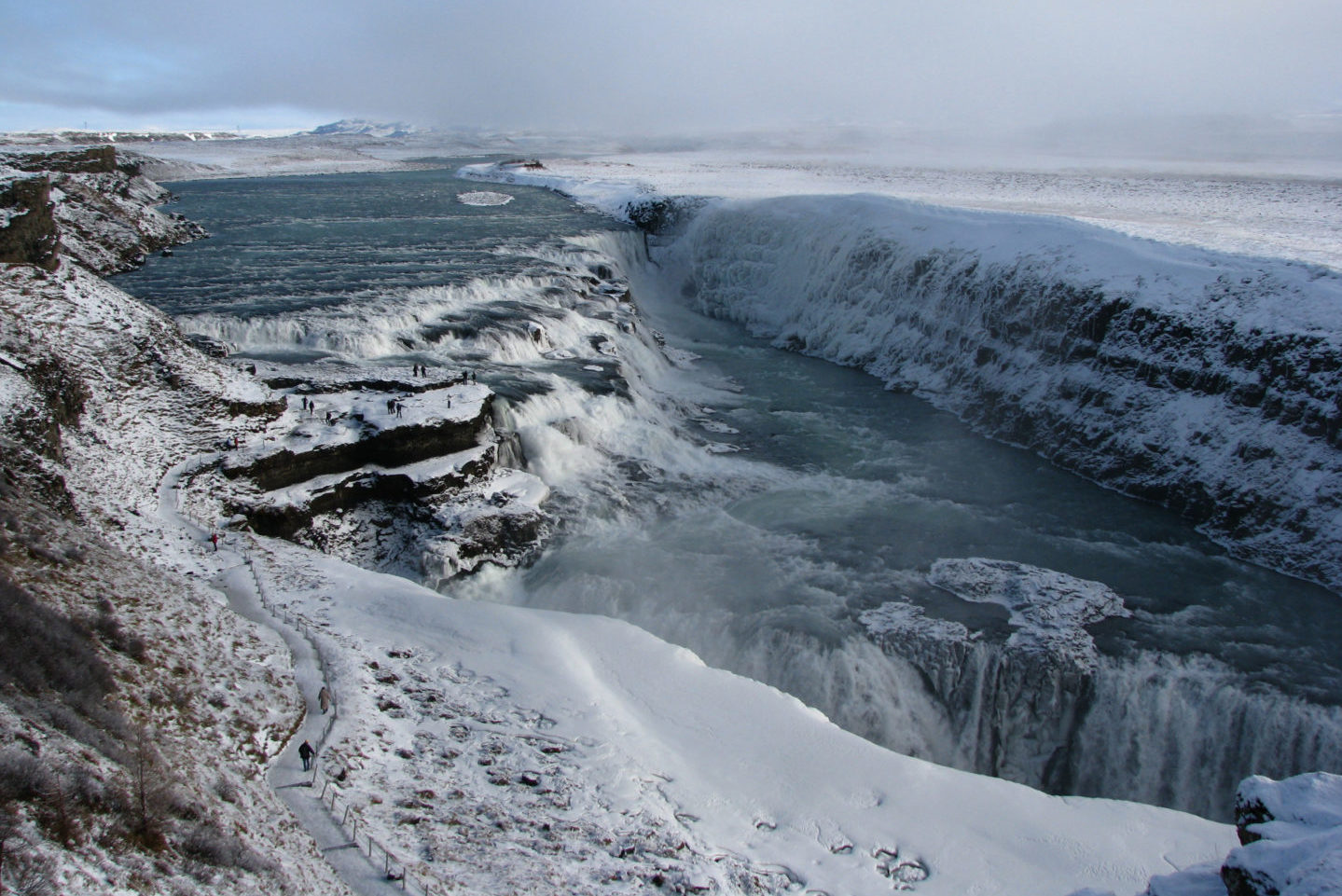 IJsland inspiratie Gulfoss waterval