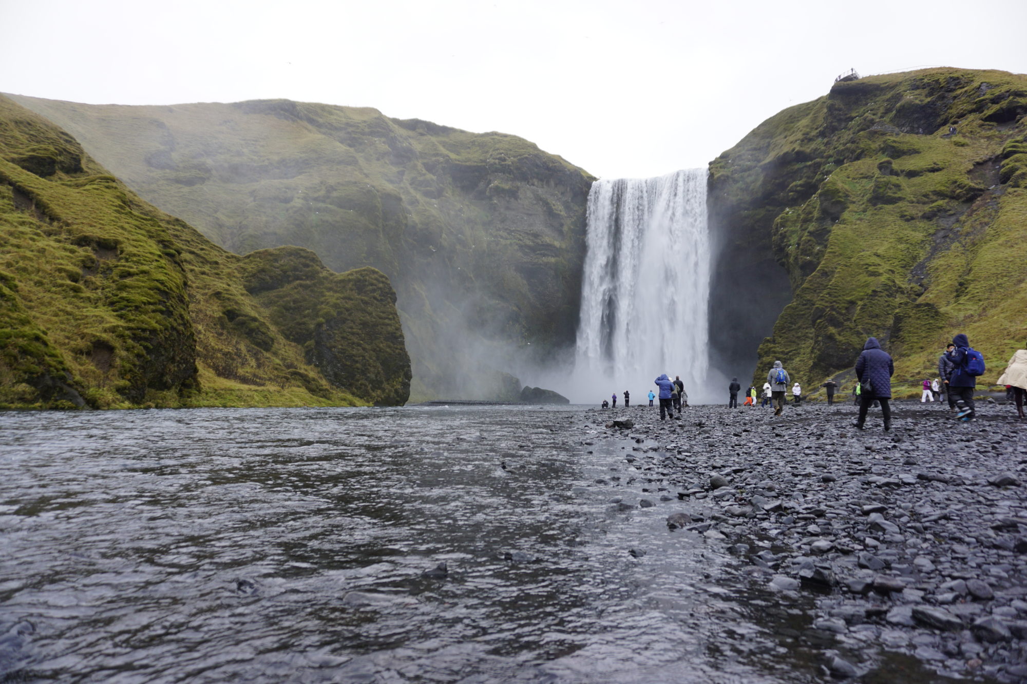 IJsland inspiratie Skógafoss waterval