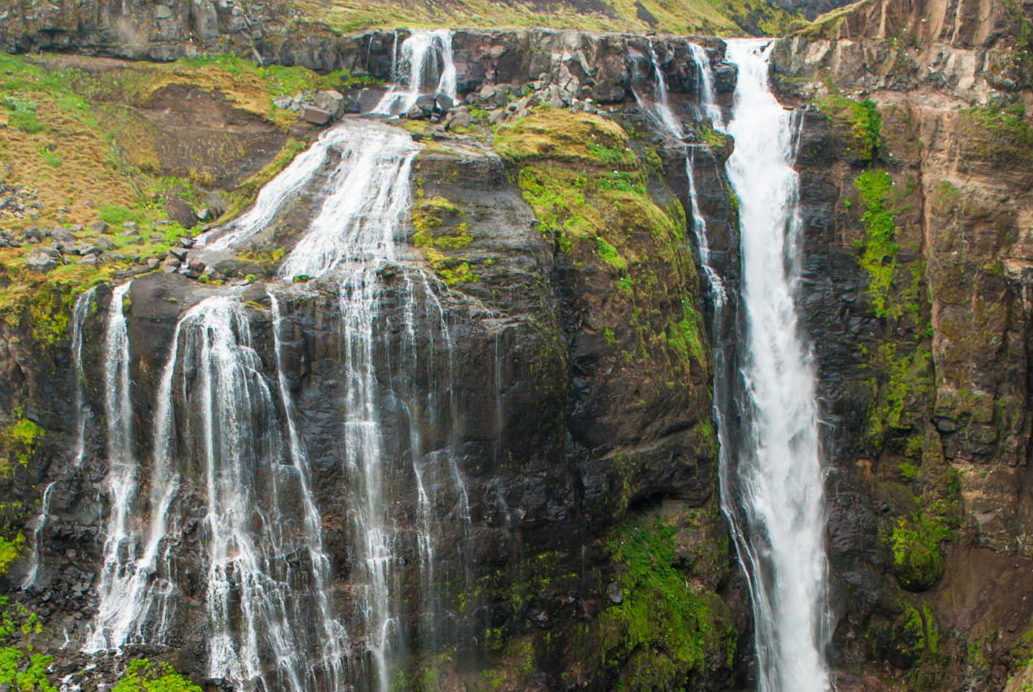 IJsland inspiratie Glymur waterval