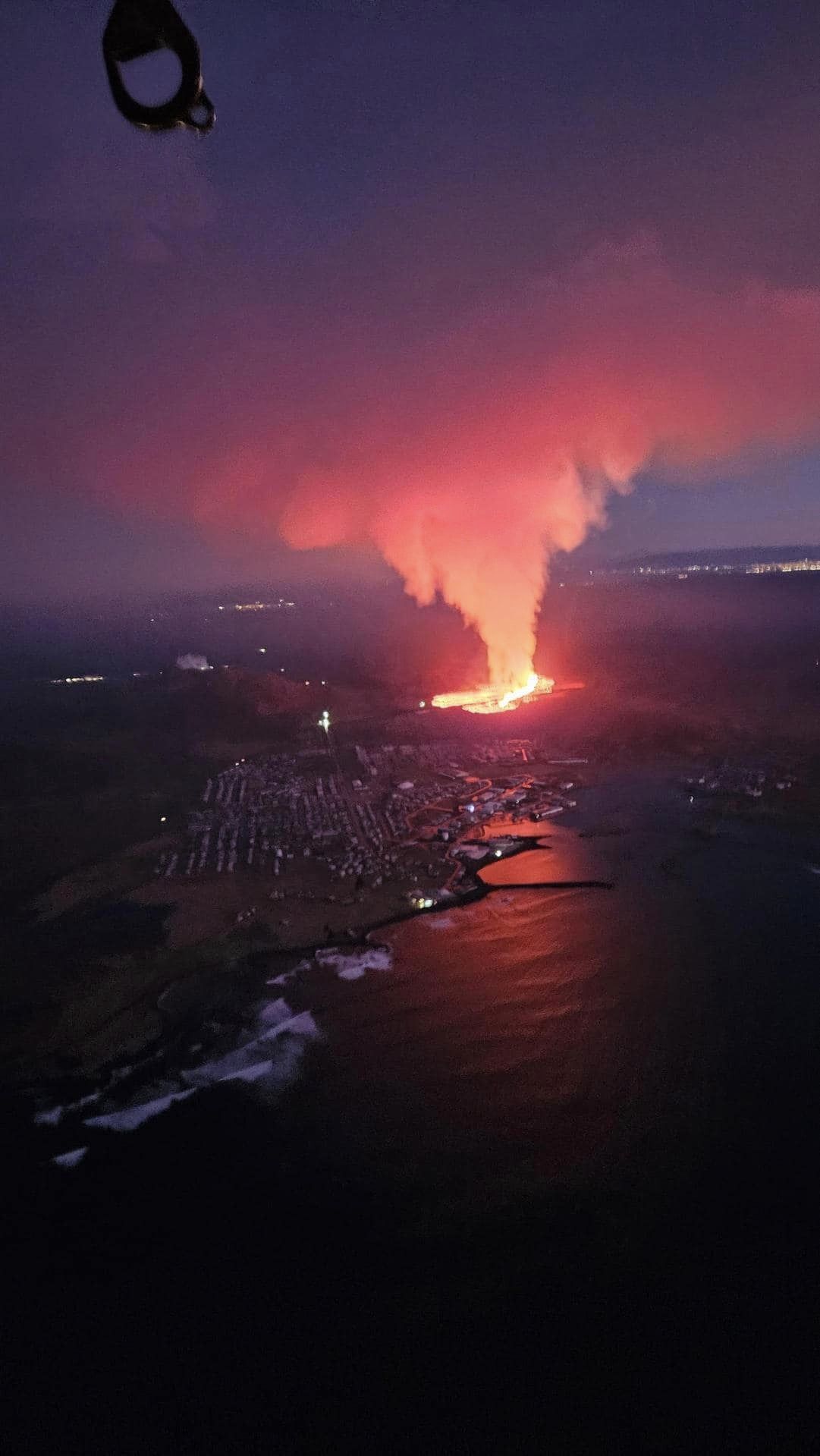 vulkaanuitbarsting 14 jan Grindavík 2